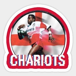 Retro Rugby League - Wigan Warriors - Martin Offiah - CHARIOTS Sticker